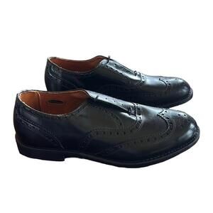 Allen Edmonds | Men’s Black Oxford Wingtip Shoes | Size 11D | NWOT | 0676